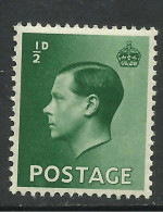 GB 1936 KEV111 1/2d Green Umm SG 457..  ( T65 ) - Ungebraucht