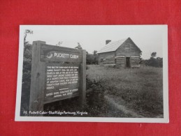 Virginia >  RPPC-- Puckett Cabin Blue Ridge Parkway  1962 Cancel - --ref 1151 - Norfolk