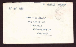 Great Britain Cover - RAF POST - On Active Service - Unclassified