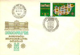 HUNGARY - 1982.FDC  - Agrofila, Agricultural Stamp Exhibition, Gödöll&#337; III. - FDC