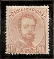 ESPAÑA 1872 - Edifil #125 - MNH ** - Unused Stamps