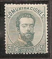 ESPAÑA 1872 - Edifil #126a - MLH * - Ongebruikt