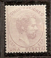 ESPAÑA 1872 - Edifil #127 - MLH * - Nuovi