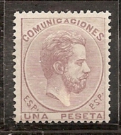 ESPAÑA 1872 - Edifil #127a Sin Goma (*) - Ongebruikt