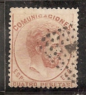 ESPAÑA 1872 - Edifil #128 - VFU - Gebruikt