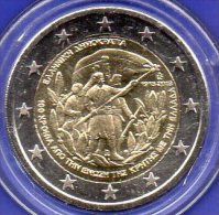 2 EURO Griechenland 2013 Stg. 7€ Edition 100 Jahre Beitritt Insel Kreta Zu Hellas Münze Im Stempelglanz Coin Card Greece - Grecia