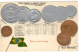 PAVILLON NATIONAL - MONNAYAGE INTERNATIONAL - BRESIL - Bon état - Monete (rappresentazioni)
