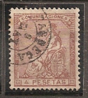 ESPAÑA 1873 - Edifil #139 Fechador De Tarrega - VFU ¡Lujo! - Used Stamps