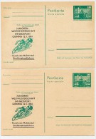 DDR P79-29a-81 C161-a 2 Postkarten PRIVATER ZUDRUCK Radsport Grimma 1981 - Private Postcards - Mint