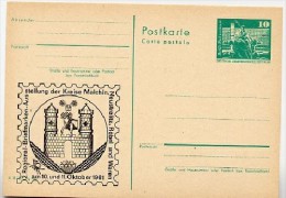 Wappen Waren Müritz  DDR P79-37-81 C169 Postkarte Zudruck 1981 - Covers