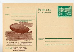 DDR P79-38a-81 C170-a Postkarte ZUDRUCK Zeppelinlandung Meiningen Typ 1 1980 - Postales Privados - Nuevos