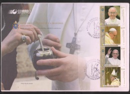 O) 2013 ARGENTINA, POPE FRANCISCO-JORGE MARIO BERGOGLIO, FDC XF. - FDC