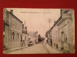 18 Cher ARGENT SUR SAULDRE Route De Gien Automobile  (RARE) - Argent-sur-Sauldre
