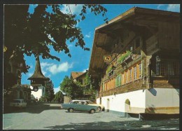 REICHENBACH Dorfplatz Hotel BÄREN Hotel KREUZ 1986 - Reichenbach Im Kandertal