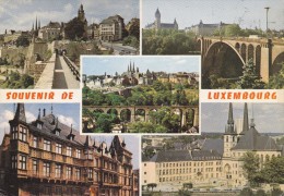 Cp , LUXEMBOURG , Souvenir , Multi-Vues - Luxembourg - Ville