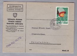 Schweiz Soldatenmarken II W.K.  Brief "GZ.RGT.56" - Dokumente