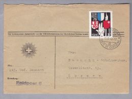 Schweiz Soldatenmarken II W.K. 1940 Brief "TER.REG.72" - Documents