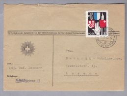 Schweiz Soldatenmarken II W.K. 1940 Brief "TER.REG.72" - Dokumente