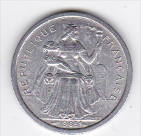 Polynésie Française/ Tahiti - Pièce De 1 F CFP - 1965 - Polinesia Francese