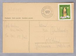 Schweiz Soldatenmarken II W.K. 1940 KARTE  "FL.KP.7" - Documents