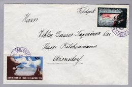 Schweiz Soldatenmarken II W.K. Brief  "GR.ART.FORT.2" - Dokumente