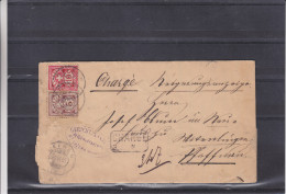 Suisse - Lettre Chargée De 1890 - Oblitération Reiden Et Roggliswill - Covers & Documents