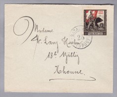 Schweiz Soldatenmarken I W.K. 1914/16 Brief  "FÜS.BAT.25" - Cartas & Documentos