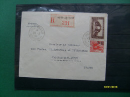 20.5.1940 Raccomandata  TARN Da Algeria Valore  F + 2F Monumenti - Covers & Documents