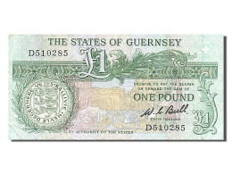 Billet, Guernsey, 1 Pound, 1980, TTB - Guernsey