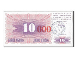 Billet, Bosnia - Herzegovina, 10 Dinara, 1992, SUP - Bosnie-Herzegovine