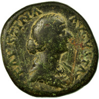 Monnaie, Faustina II, Sesterce, Roma, TTB+, Cuivre, Cohen:146 - The Anthonines (96 AD To 192 AD)