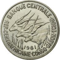 Monnaie, États De L'Afrique équatoriale, 50 Francs, 1961, Paris, SUP+, Nickel - Autres – Afrique