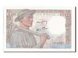 Billet, France, 10 Francs, 10 F 1941-1949 ''Mineur'', 1945, 1945-04-26, SPL - 10 F 1941-1949 ''Mineur''
