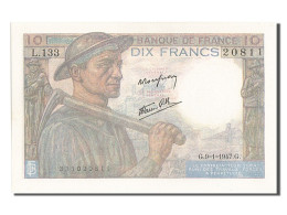 Billet, France, 10 Francs, 10 F 1941-1949 ''Mineur'', 1947, 1947-01-09, NEUF - 10 F 1941-1949 ''Mineur''