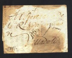 ZARAGOZA A VALLADOLID - ...-1850 Prephilately