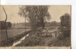 CPA :GRIGNON : Ecole Nationale D'Agriculture De GRIGNON : Une Vue Du Parc - Grignon