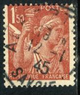FRANCE 652°  1,50f  Rouge-brun Type Iris (10% De La Cote + 0,15€) - 1939-44 Iris