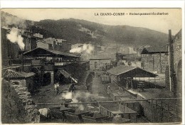 Carte Postale Ancienne La Grand Combe - Embarquement Du Charbon - Industrie, Mine - La Grand-Combe