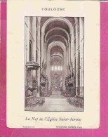 TOULOUSE   -   * LA NEF DE L´ EGLISE SAINT SERNIN *   -   Editeur : Photogravure  NEURDEIN FRERES De Paris - Collections