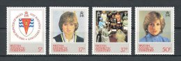 ANTARCTIQUE BRITANNIQUE 1982 N° 114/117 ** Neufs = MNH  Superbes Cote 5 €  Princesse De Galles Diana Armoiries Coat - Neufs