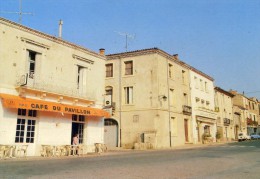 Aniane - Le Boulevard St Jean - Café Du Pavillon - Aniane