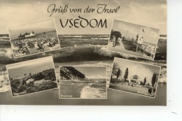 Gruss Von Der Insel Usedom 2 Cartes Postales - Usedom