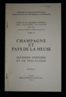 ( AUBE) LES METIERS A TROYES AUX XIVe Et XVe SIECLES  Françoise BIBOLET 1974 - Champagne - Ardenne