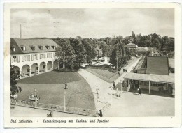 Bad Salzuflen Kürparkeingang Mit Kürhaus Und Fontäne 1956 - Bad Salzuflen