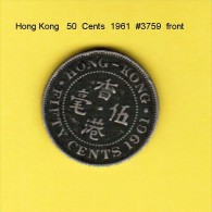 HONG KONG    50  CENTS  1961  (KM # 30.1) - Hongkong