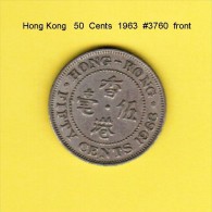 HONG KONG    50  CENTS  1963  (KM # 30.1) - Hongkong