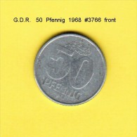 GERMAN DEMOCRATIC REPUBLIC   50  PFENNIG 1968  (KM # 112.2) - 50 Pfennig