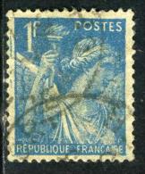 FRANCE 650°  1,00f  Bleu Clair  Type Iris (10% De La Cote + 0,15€) - 1939-44 Iris