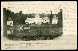 Château De MONCHY SAINT ELOI (carte Expédiée En 1906) - Mouy