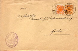 ALLEMAGNE WURTEMBERG LETTRE DE SERVICE WELZHEIM 1918 - Autres & Non Classés